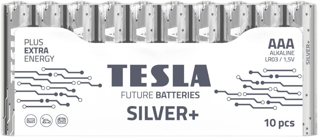 TESLA Dry Battery AAA SLIV 24 M.PACK LR03/SHR 24P