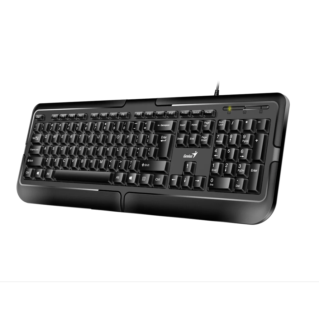 Genius Wired Keyboard KB-118 , USB Plug And Play, Black