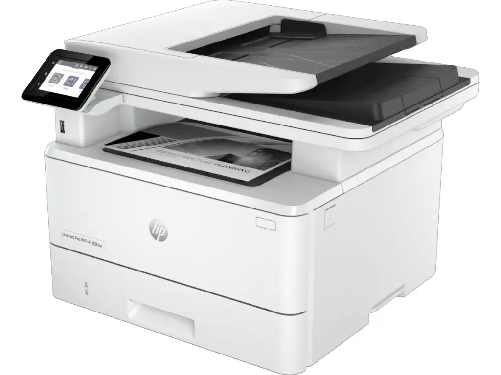 HP Printer LaserJet Pro MFP 4103fdw A4 Mono Printer