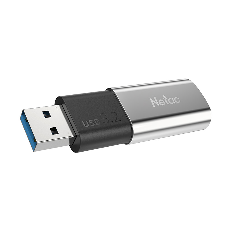 Netac PEN USB DRIVE US2 USB3.2 128GB  SilverR