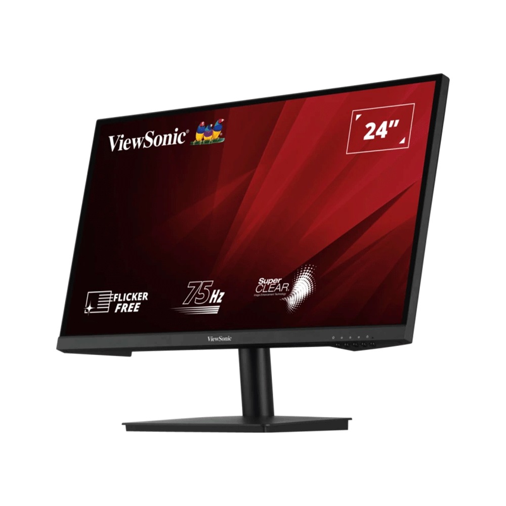 ViewSonic 24 Inch FHD LCD Monitor, 75Hz, Black - VA2406-H-2