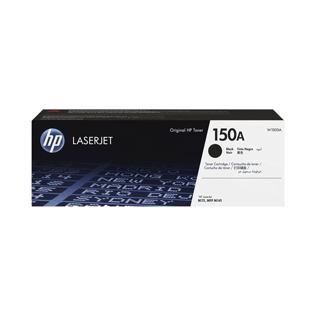 HP cartridge laser gatet ink 150a in Black [w1500a]
