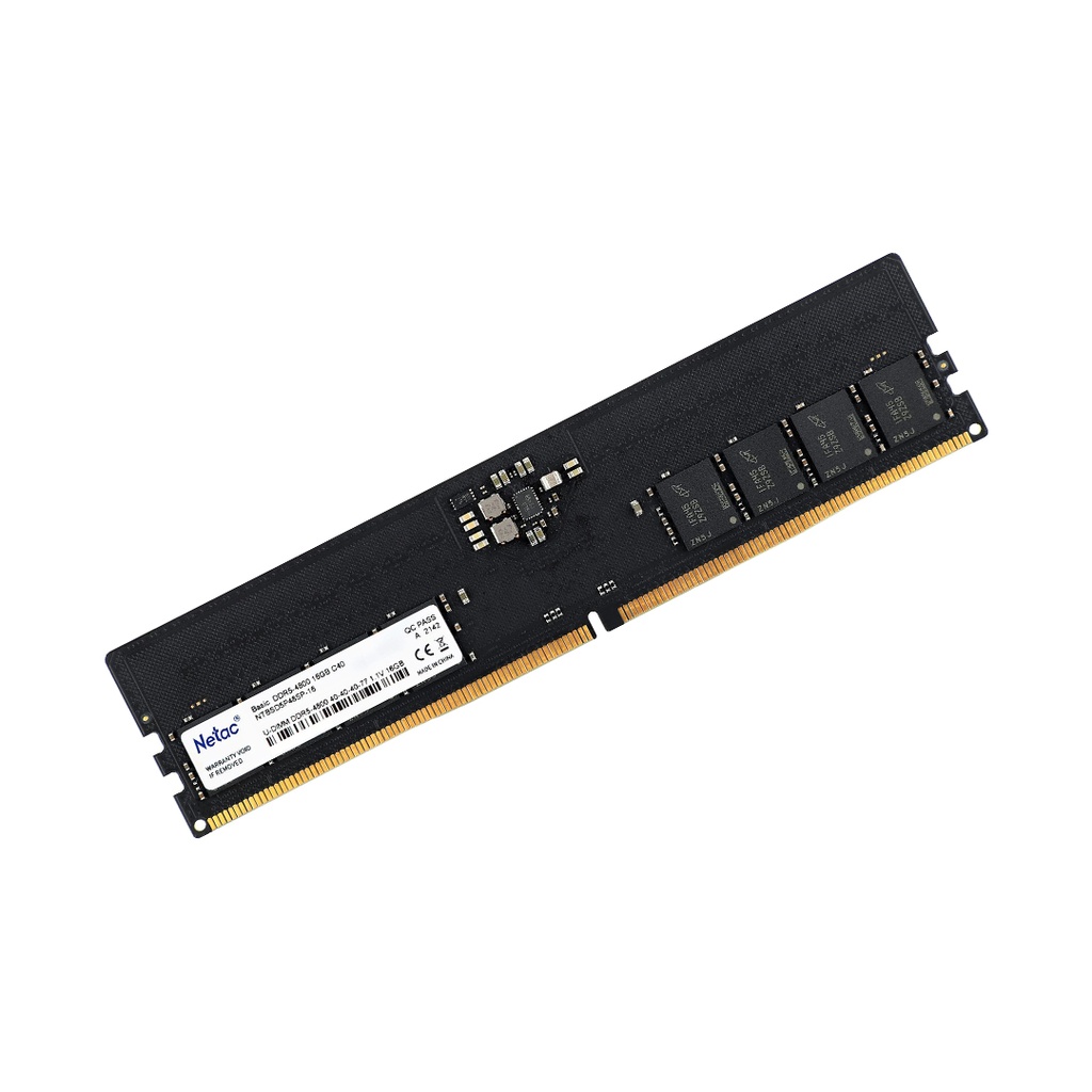 NETAC RAM BASIC DDR5 4800 16GB C40