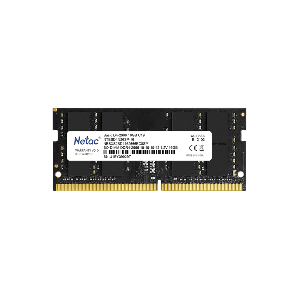 نيتاك ذاكرة رام NB SO DDR4–2666 16G C19