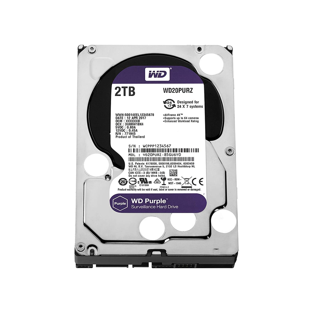 Western Digital Surveillance Hard Disk Drive 2TB