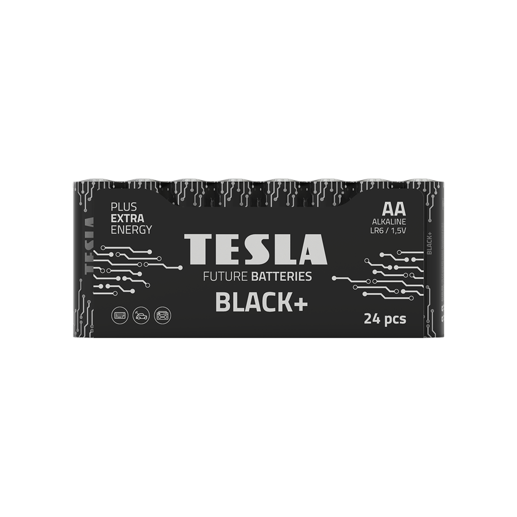 Tesla AA Battery AA BLACK 24 M.PACK LR06/SHR 24 Piece
