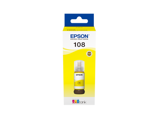 Epson 108 YELLOW Ink BOTTLE 70ML C13T09C