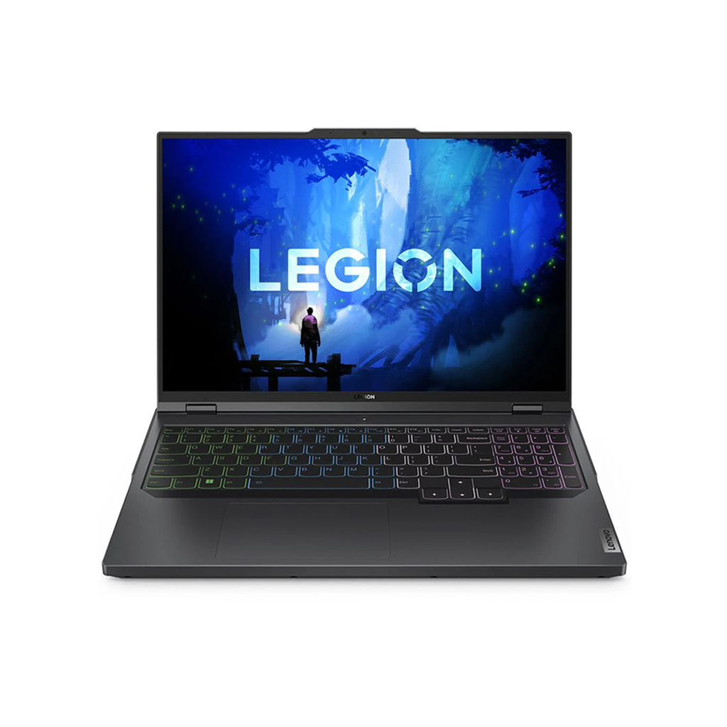 Lenovo Legion Pro 5 16IRX9 Gaming Laptop With 16-Inch Display, Core i7-14650HX Processor/16GB RAM/1TB SSD/Nvidia GeForce RTX 4060 Graphics Card/DOS/Arabic/ Black 
