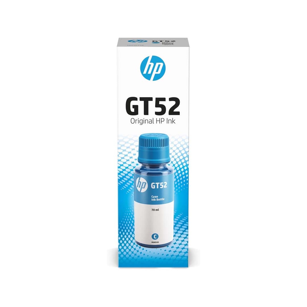 HP GT52 Cyan Original Ink Bottle (M0H54AE)