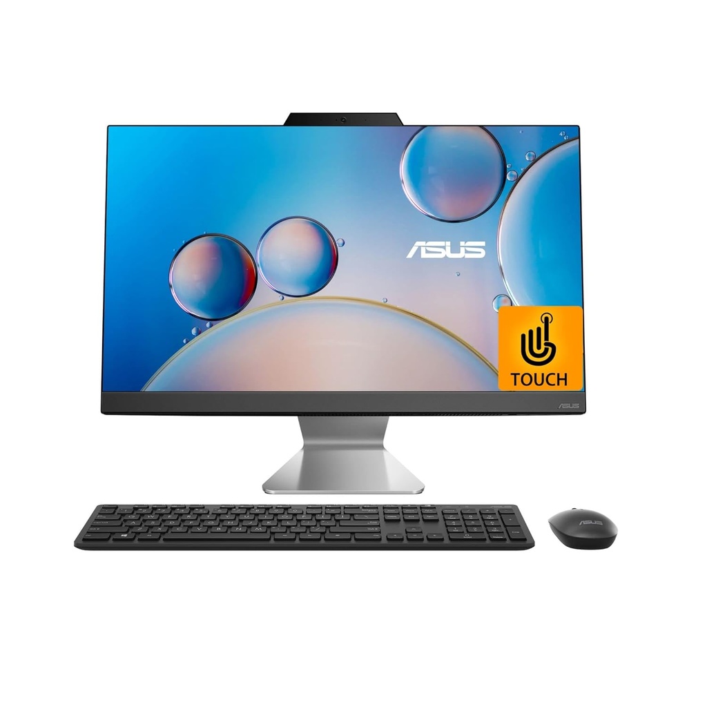 كمبيوتر محمول أسوس A3 Series A3402WBAT-BA002WS الكل في واحد Intel Core i5-1235U-8GB Ram-512GB SSD-شاشة تعمل باللمس مقاس 24 بوصة-DOS