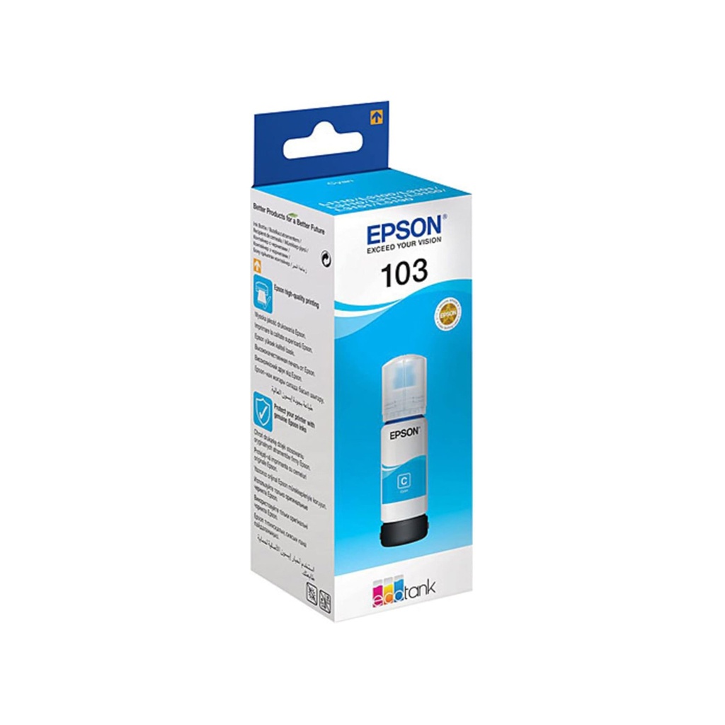 Epson 103 Ecotank 65ML Cyan Ink Bottle