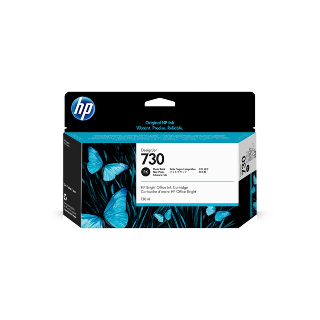 HP 730 Black 130ML Ink Cartridge P2V67A