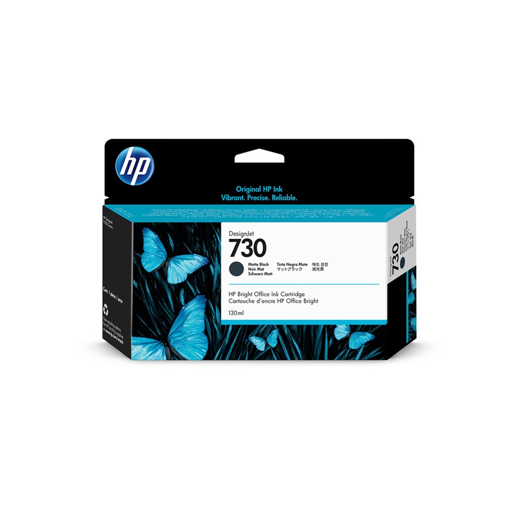 HP 730 Matte Black 130ML Ink Cartridge