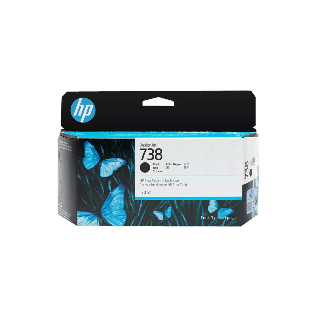 HP 738 Black 130ML Ink Cartridge 