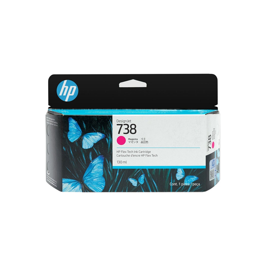 HP 738 Magenta 130ML Ink Cartridge