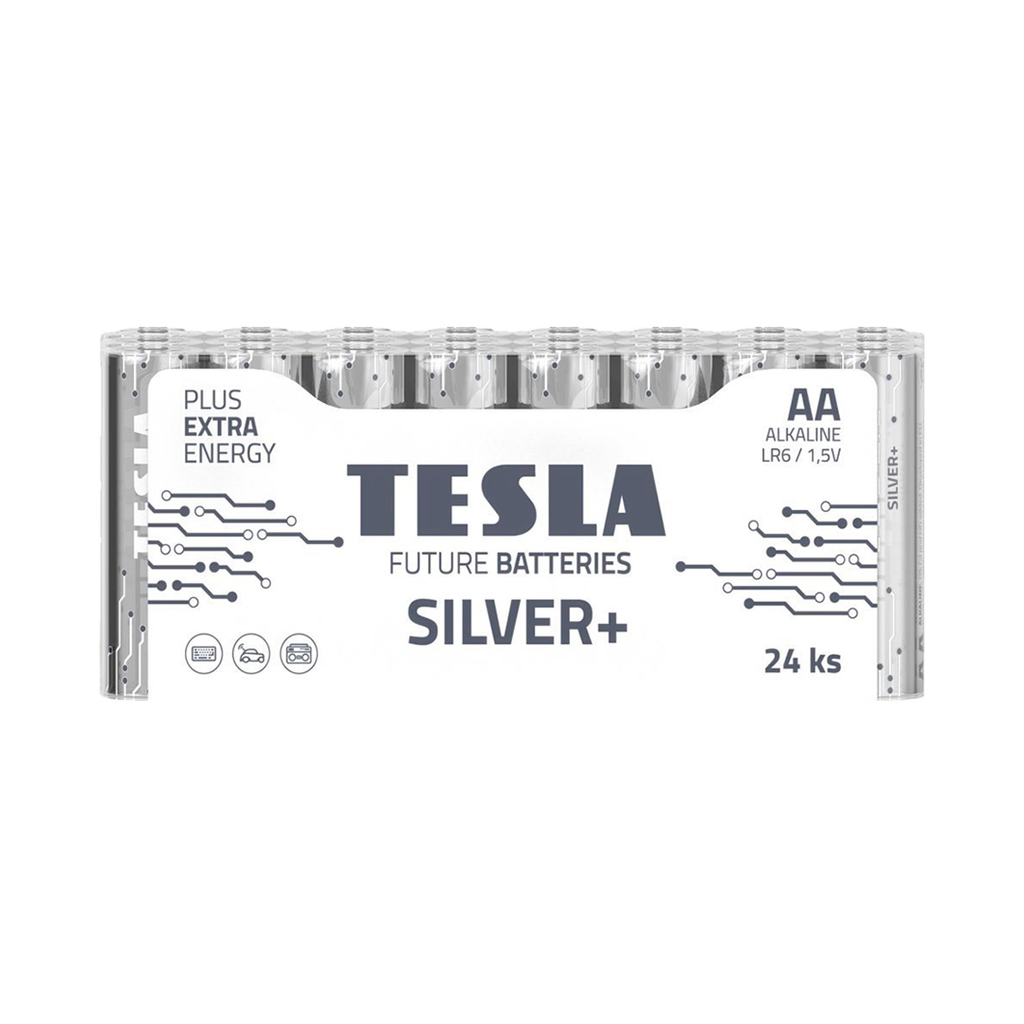 TESLA Dry Battery AA SLIVER 24 MUL PACK LR06/24P
