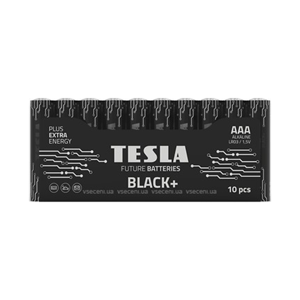 TESLA Dry Battery AAA BLACK 10 M.PACK LR03/SH 10P