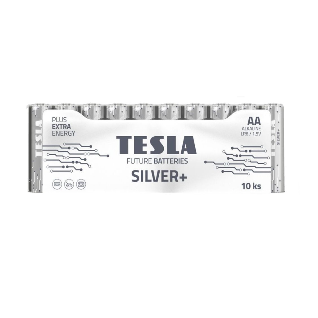 TESLA Dry BatteryS AA SLIVER 10 MUL PACK LR06/10P