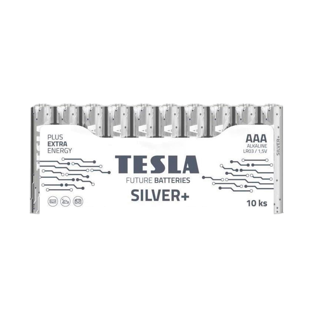 TESLA Dry Battery AAA SLIV 10 M.PACK LR03/SHR 10P