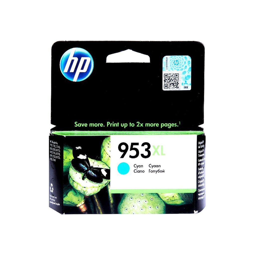 HP 953XL Inkjet Cartridge Cyan