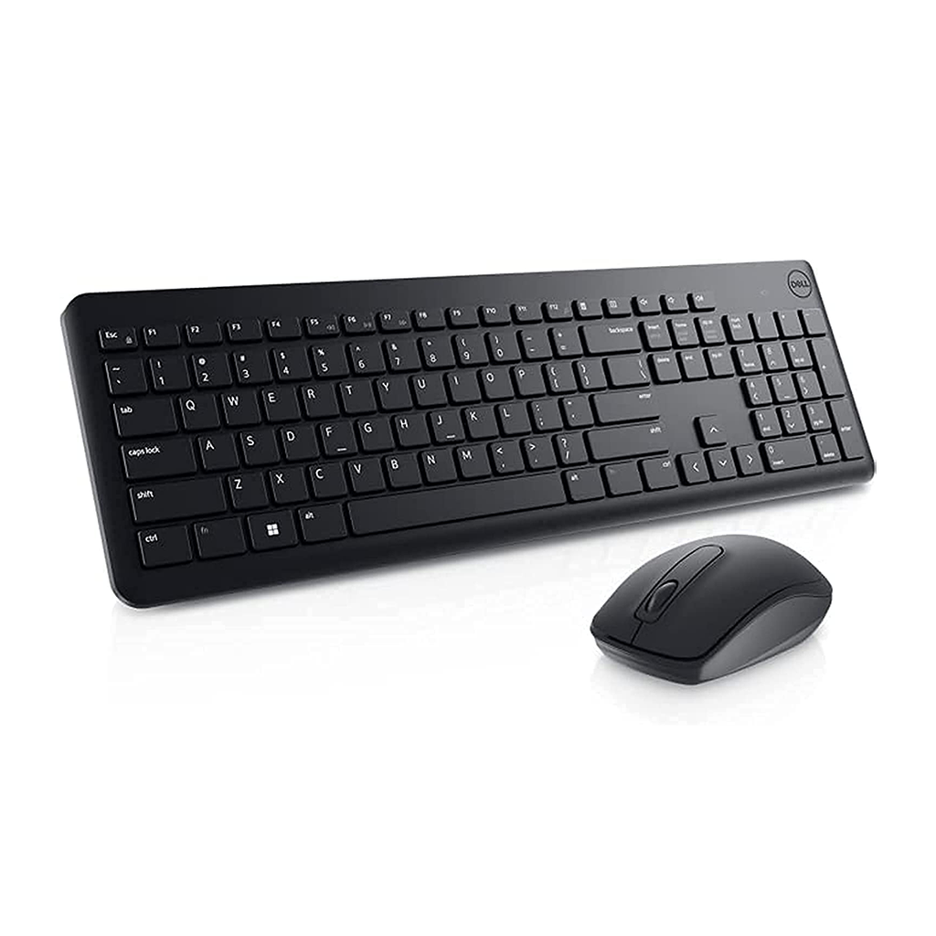 ديل لوحة المفاتيح اللاسلكية وماوس كمبيوتر KM3322W (عربي/إنجليزي) - أسود