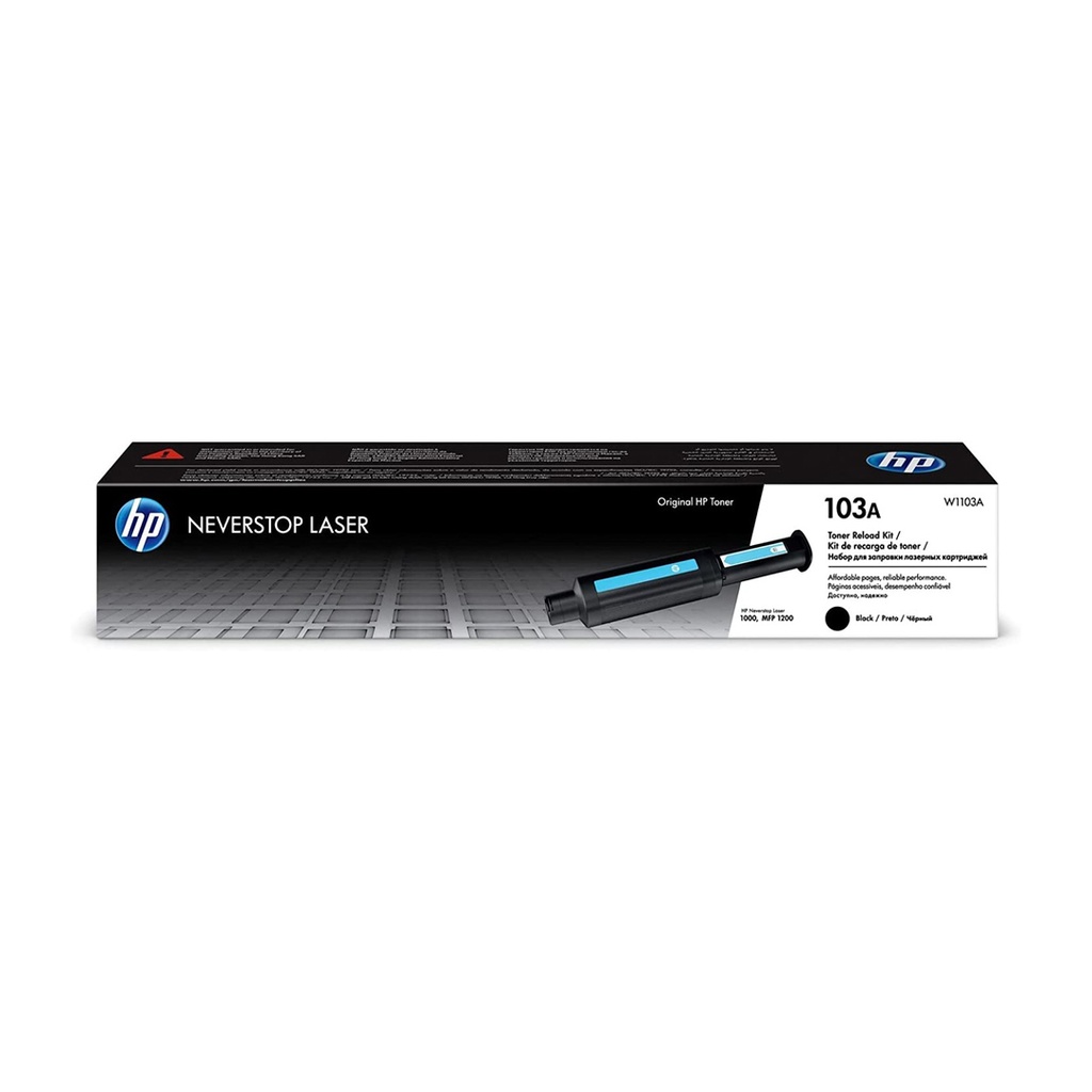 HP Neverstop 103A Black Laser Toner Refill Kit [W1103A] 