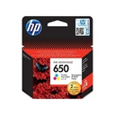 HP 650 Ink Cartridge, Tri-Color, CZ102AK